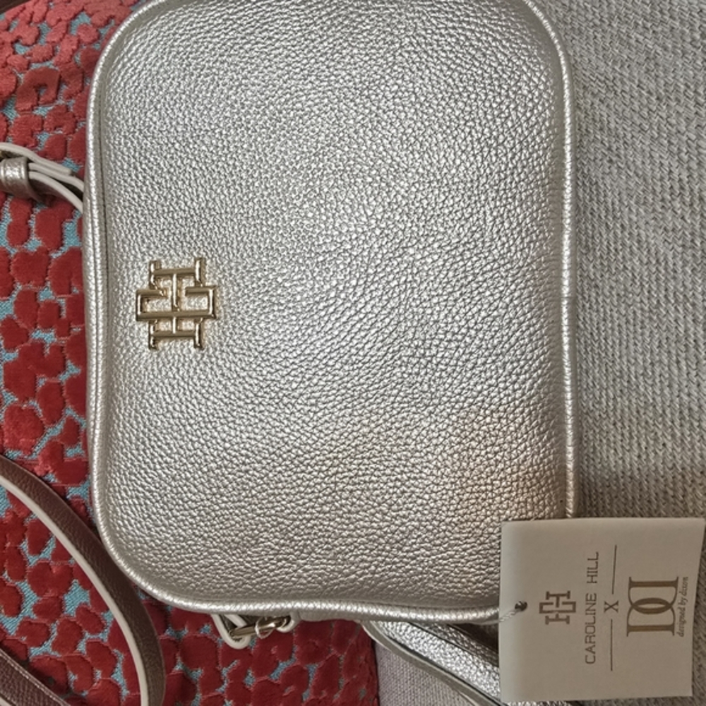 Silver Crossbody Bag